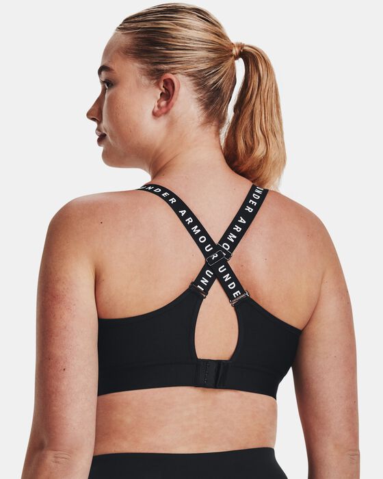 Women's UA Infinity Mid Covered Sports Bra image number 5