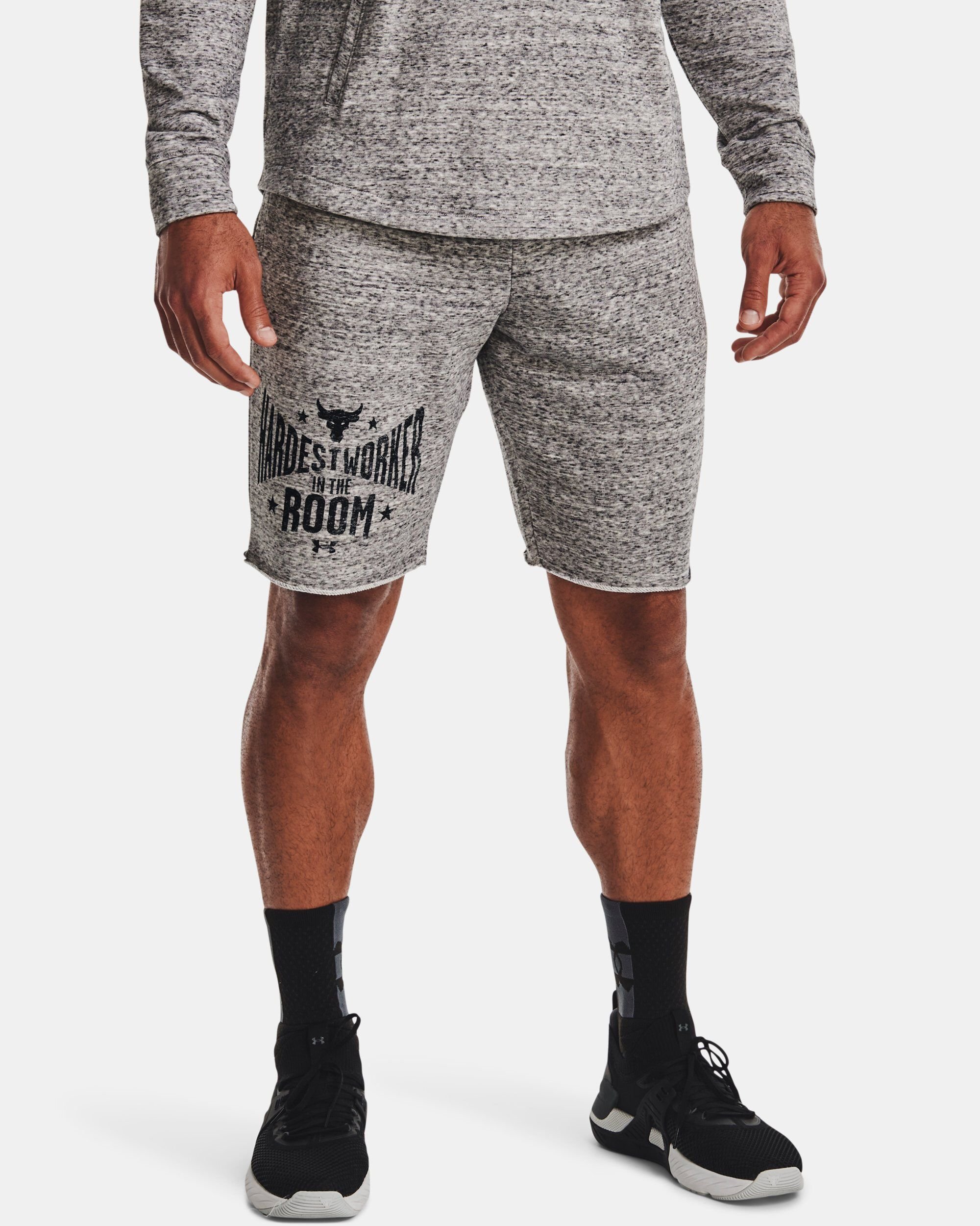Under armour shop terry tapered shorts