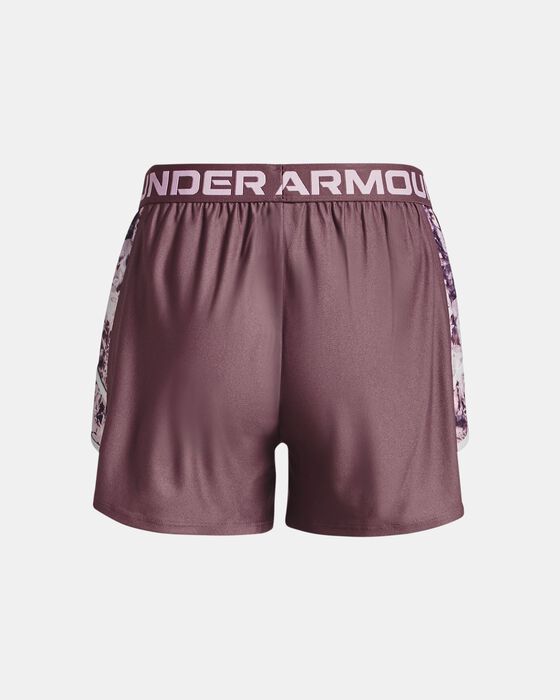Women's UA Play Up Inset Printed Shorts image number 5