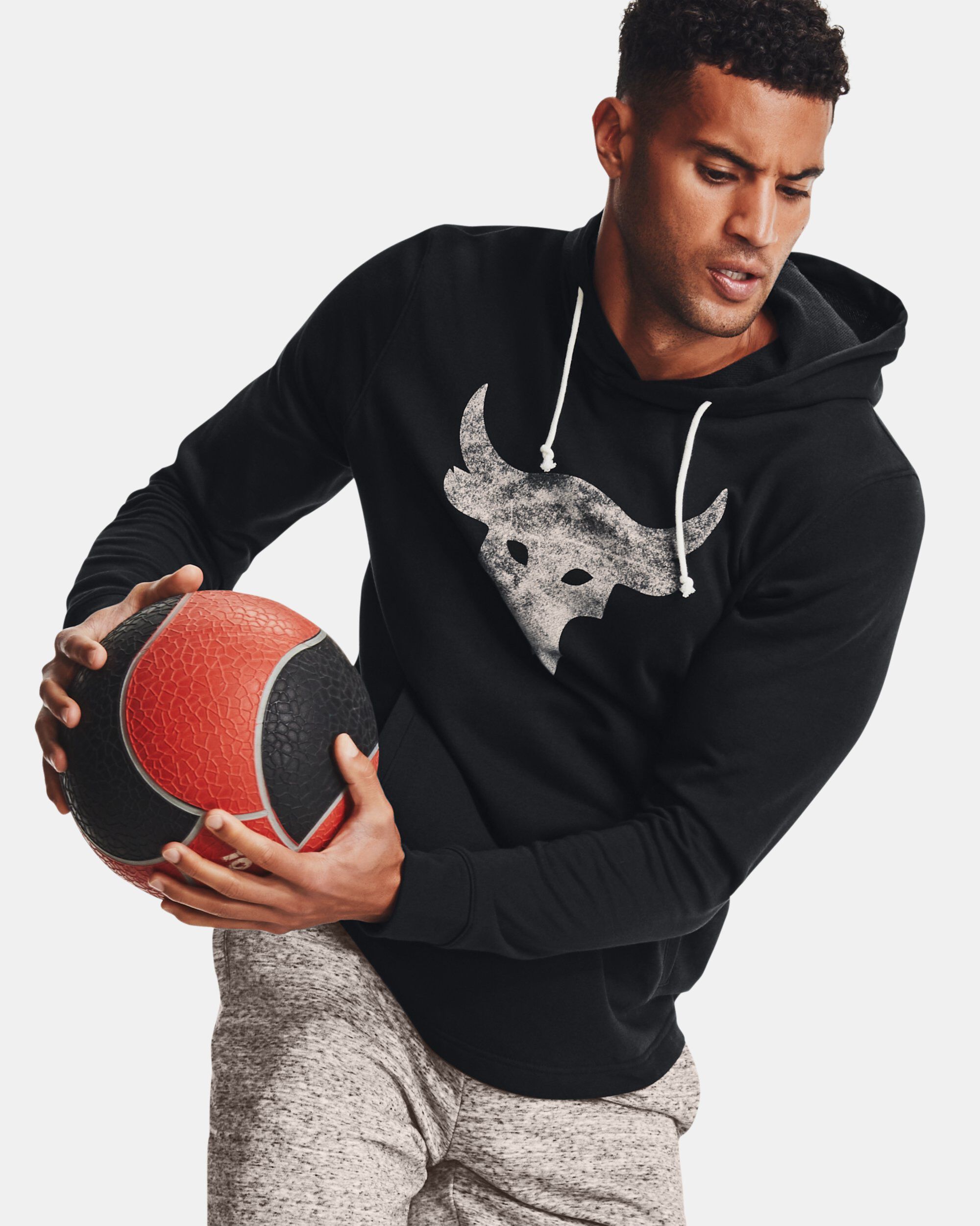 Under Armour Men s Project Rock Terry Hoodie Black in Dubai UAE