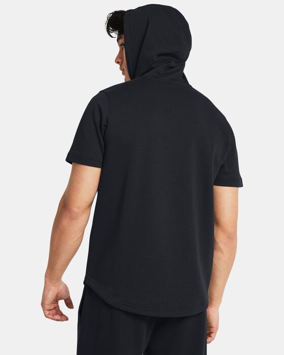 Men's Project Rock Terry Payoff Short Sleeve Hoodie image number 1