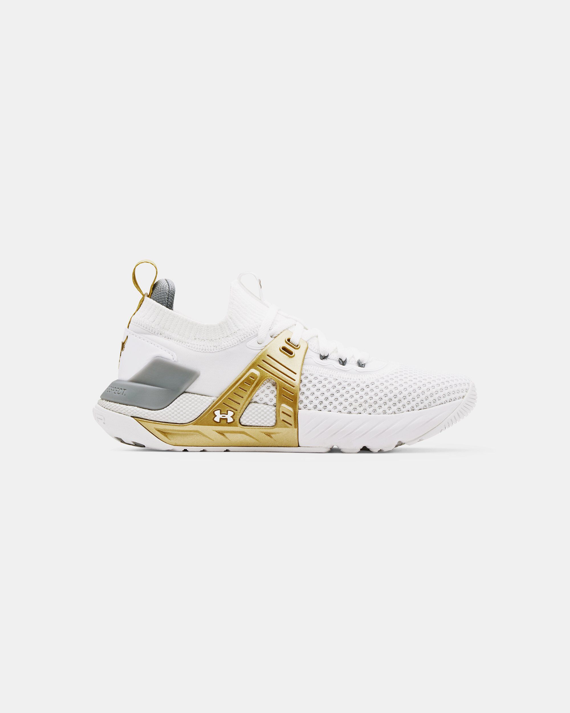 Under Armour Women s UA Project Rock 4 Training Shoes White in