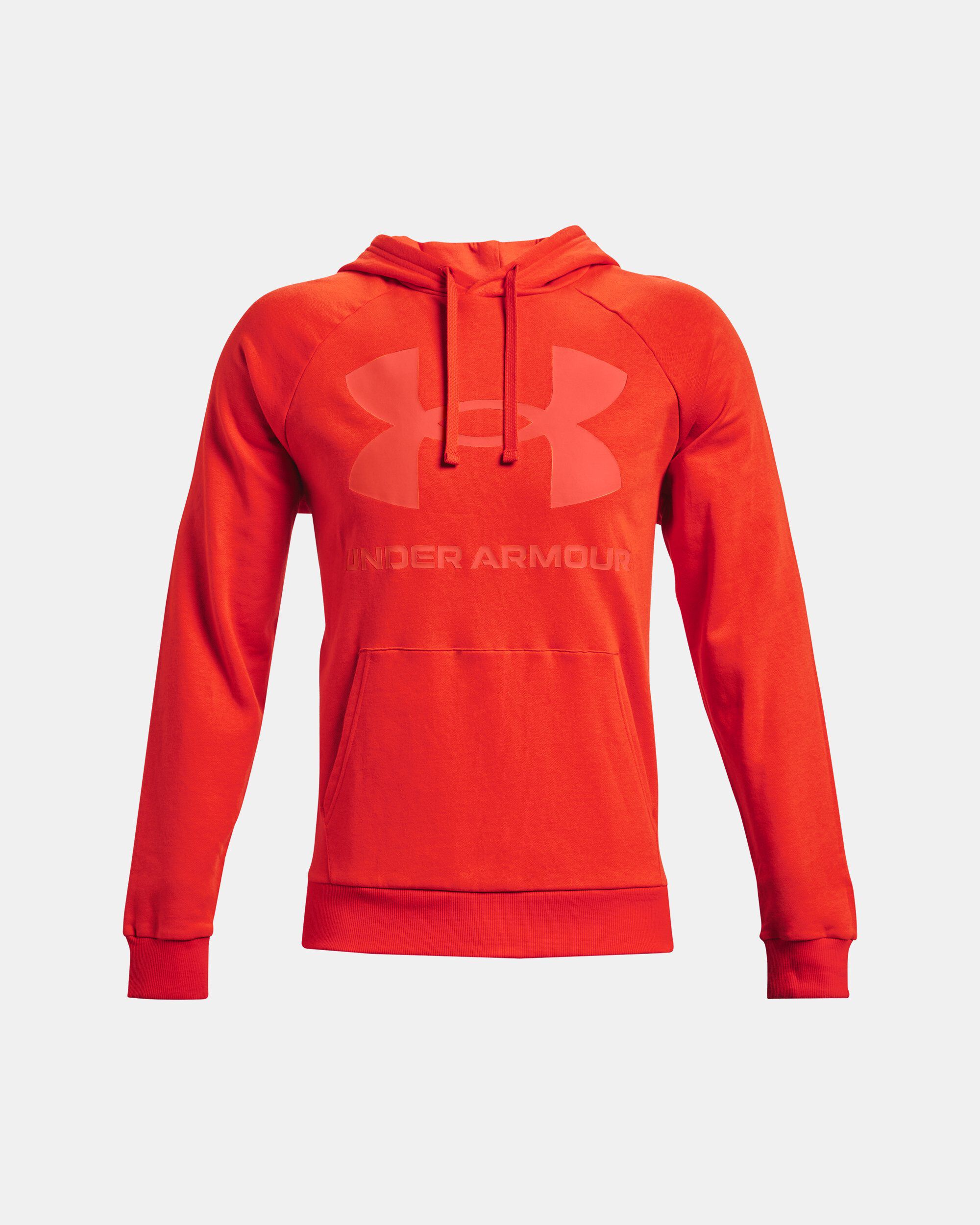 Under Armour Men s UA Rival Fleece Big Logo Hoodie Orange in Dubai