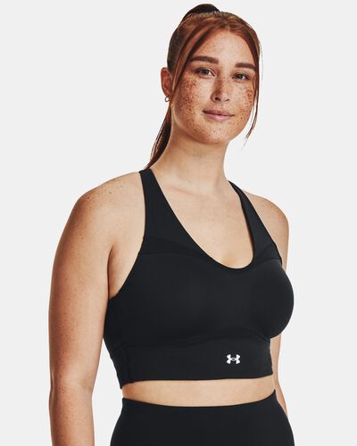 Under Armour Women's Project Rock Infinity Mid Sports Bra Purple in Dubai,  UAE