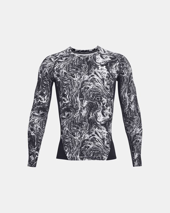 Men's HeatGear® Armour Compression Printed Long Sleeve image number 0