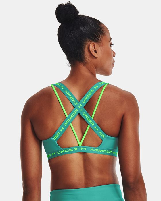 Women's UA Crossback Low Sports Bra image number 1