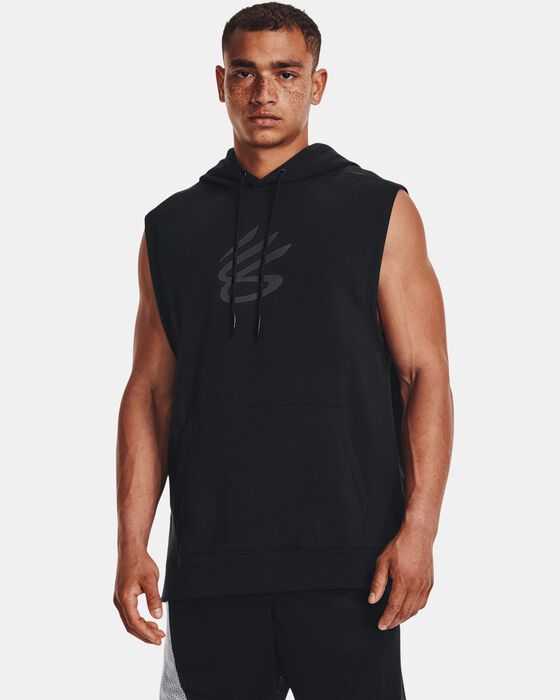 Men's Curry Fleece Sleeveless Hoodie image number 0