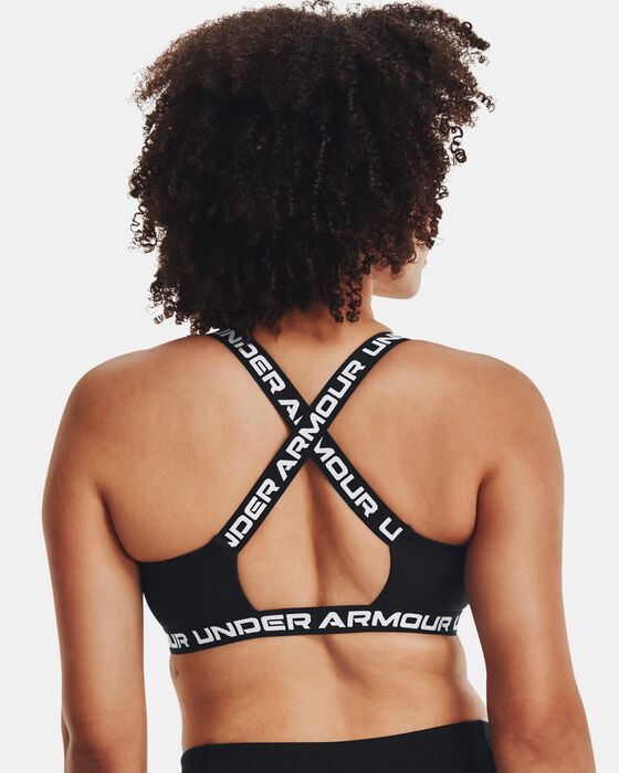 Women's UA Crossback Strappy Low Sports Bra image number 5