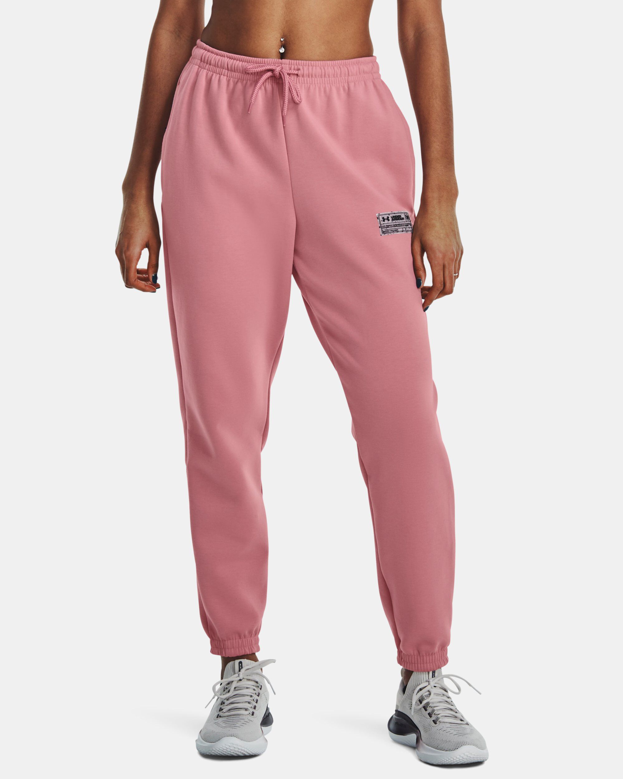 Pink knitted joggers new arrivals