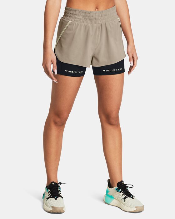 Women's Project Rock Flex Woven Leg Day Shorts image number 0