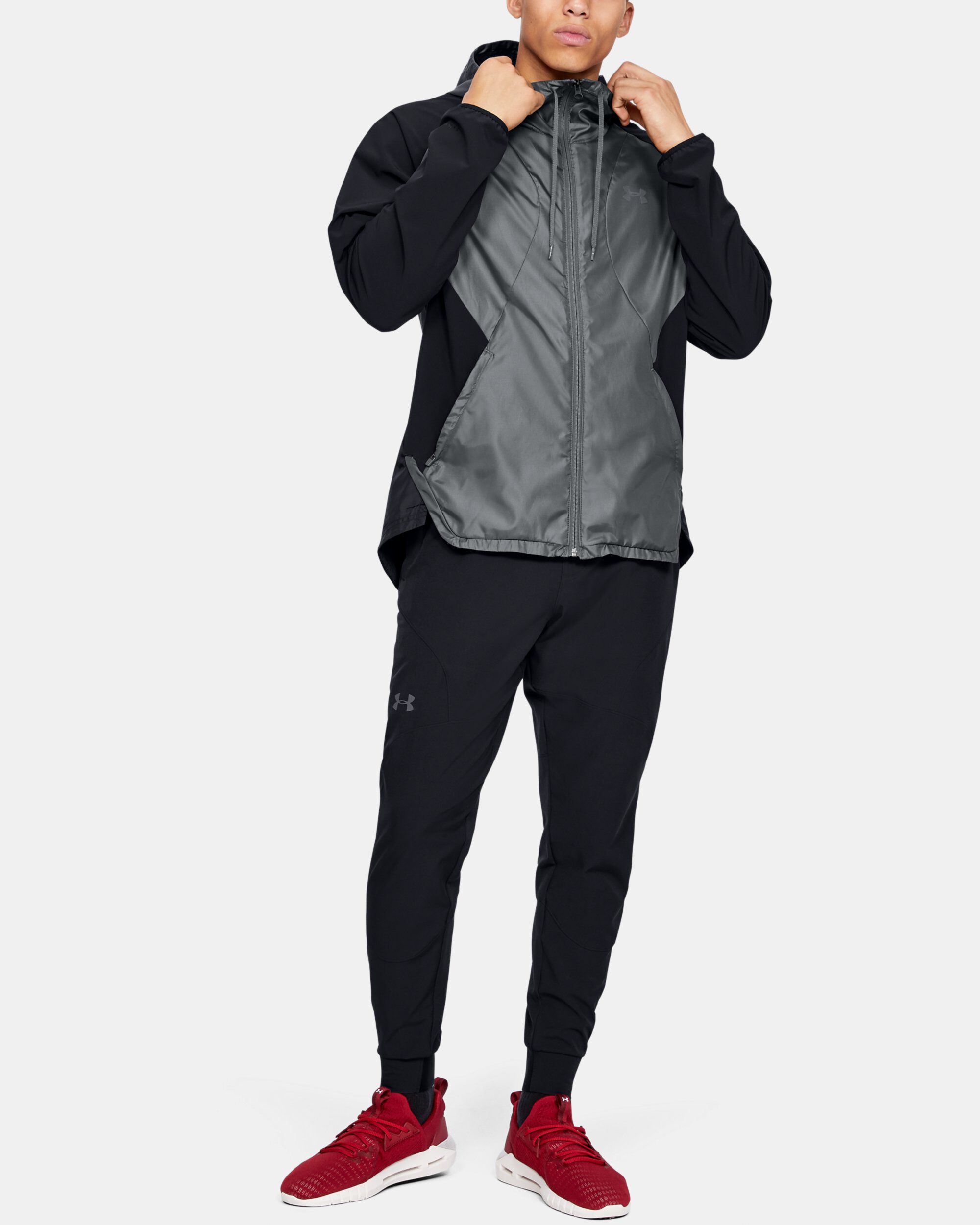 Men's ua stretch woven full zip jacket hotsell