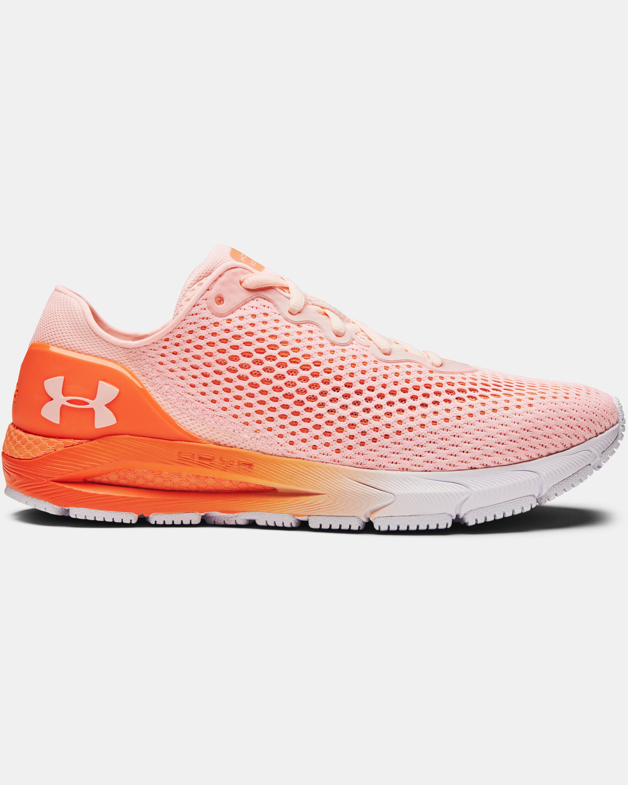 Orange under armour outlet shoes womens
