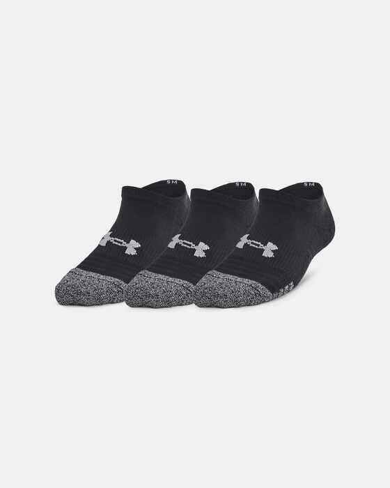 Kids' HeatGear® 3-Pack No Show Socks image number 0