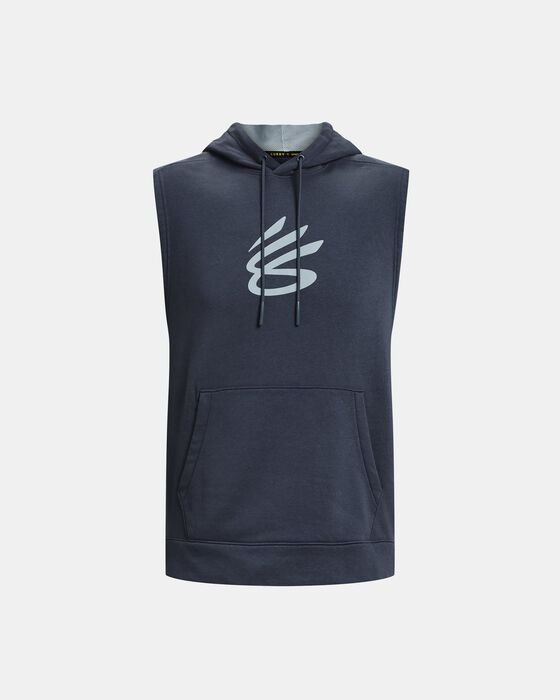 Men's Curry Fleece Sleeveless Hoodie image number 4