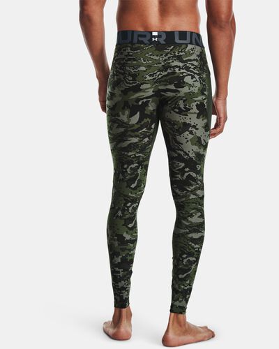 Under Armour Men's HeatGear® Armour Camo Leggings Green in Dubai, UAE