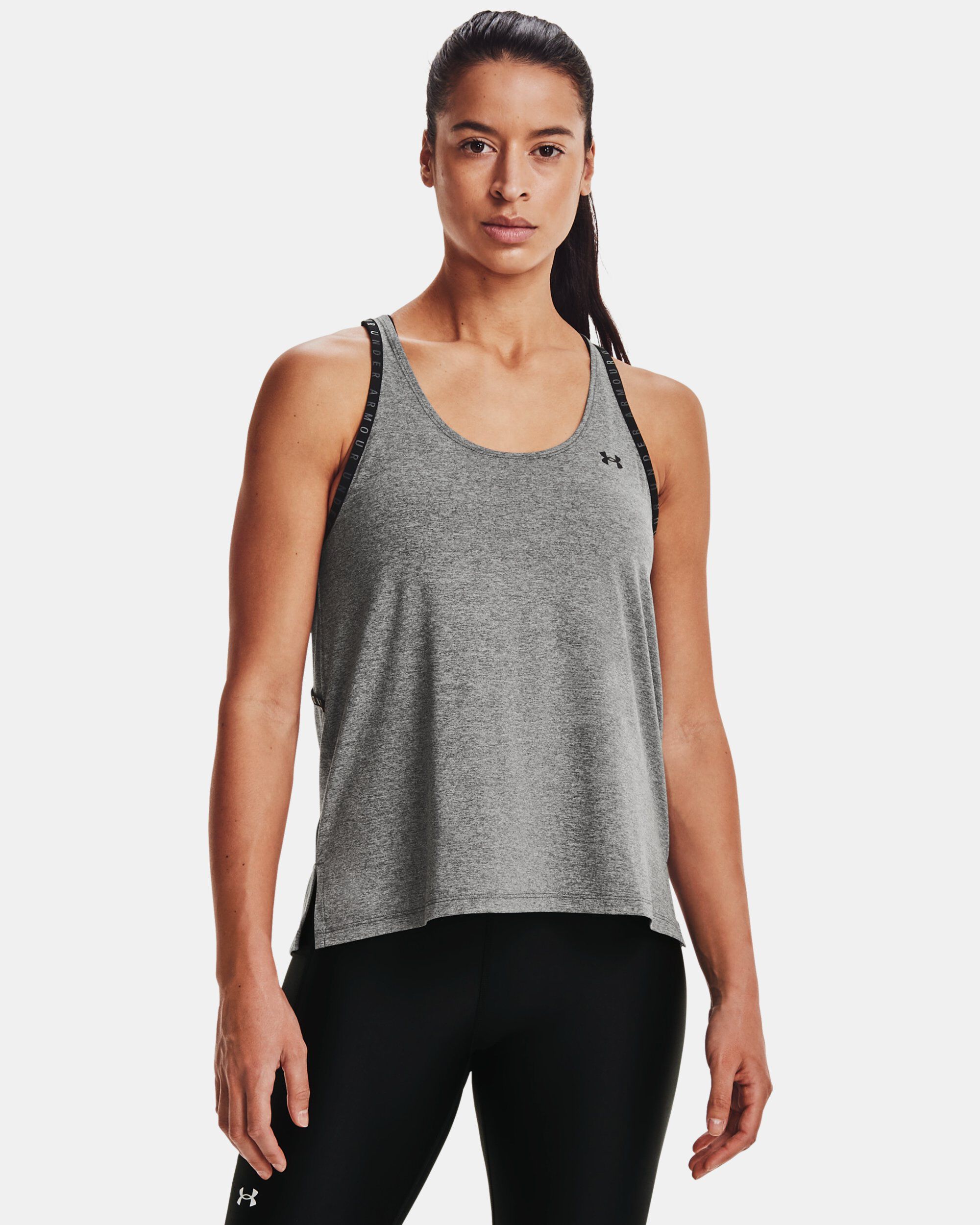 Buy Women s UA Knockout Mesh Back Tank Grey in Dubai UAE Under Armour