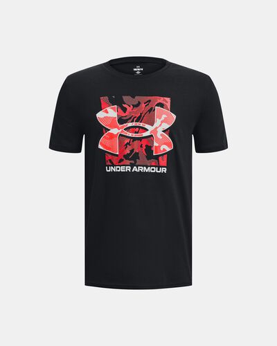 Boys' UA Box Logo Camo Short Sleeve