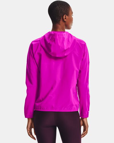 Women's UA Woven Branded Full Zip Hoodie