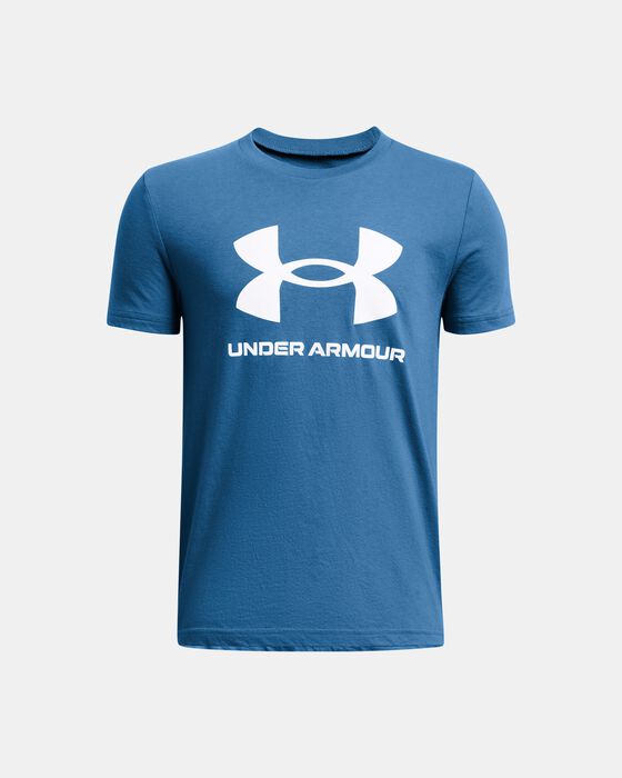 Boys' UA Sportstyle Logo Short Sleeve image number 0