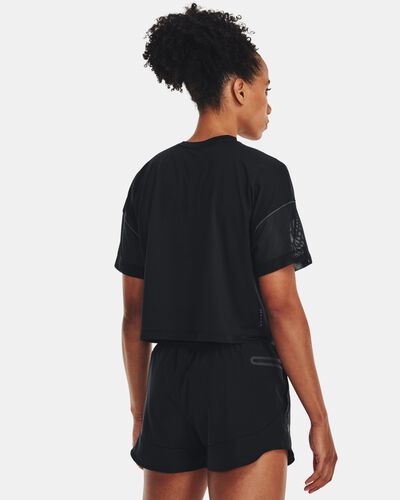 Women's UA RUSH™ Vent Crop Short Sleeve