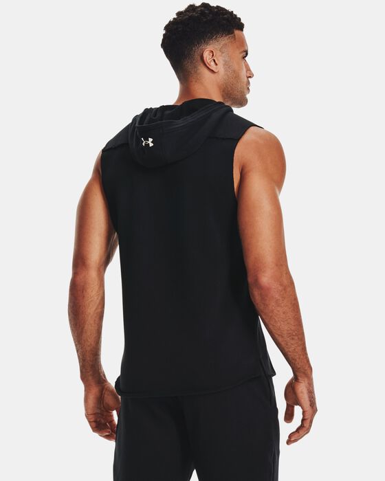 Men's Project Rock Terry Sleeveless Hoodie image number 1
