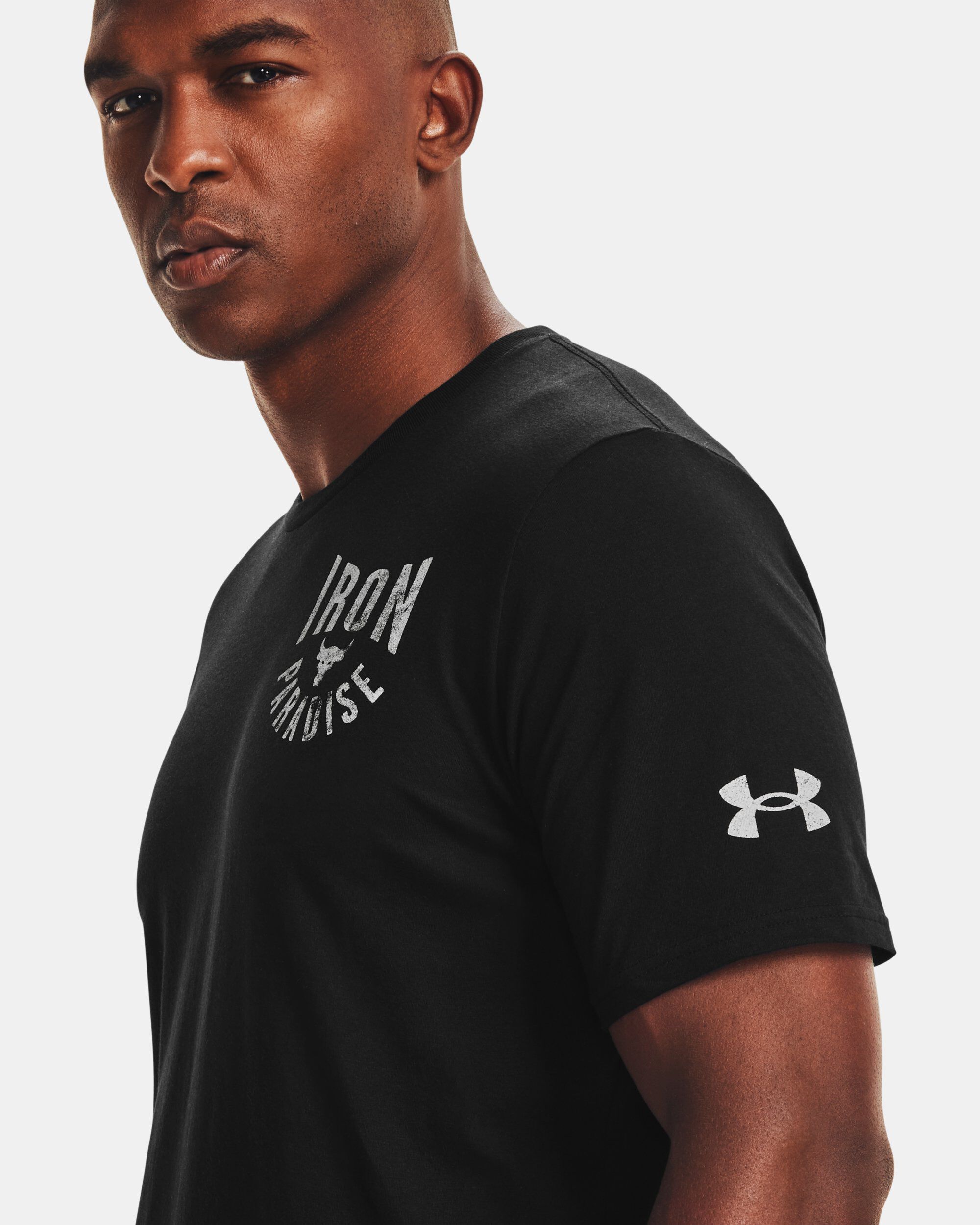 Men s Project Rock Iron Paradise Short Sleeve