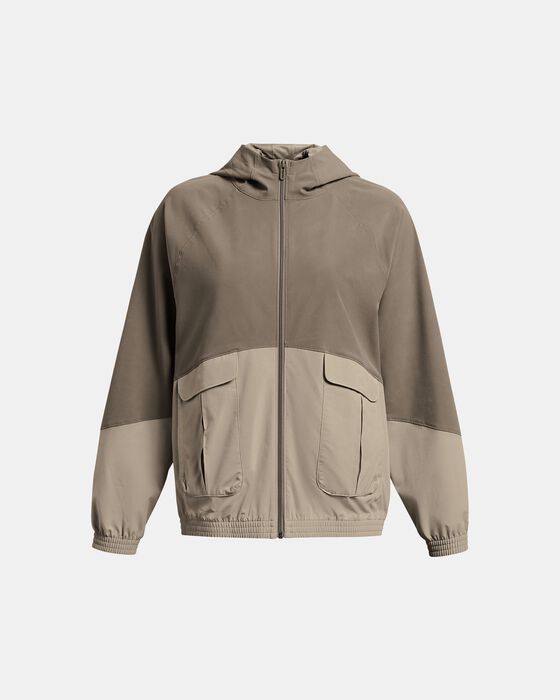 Women's UA ArmourSport Cargo Oversized Jacket image number 3