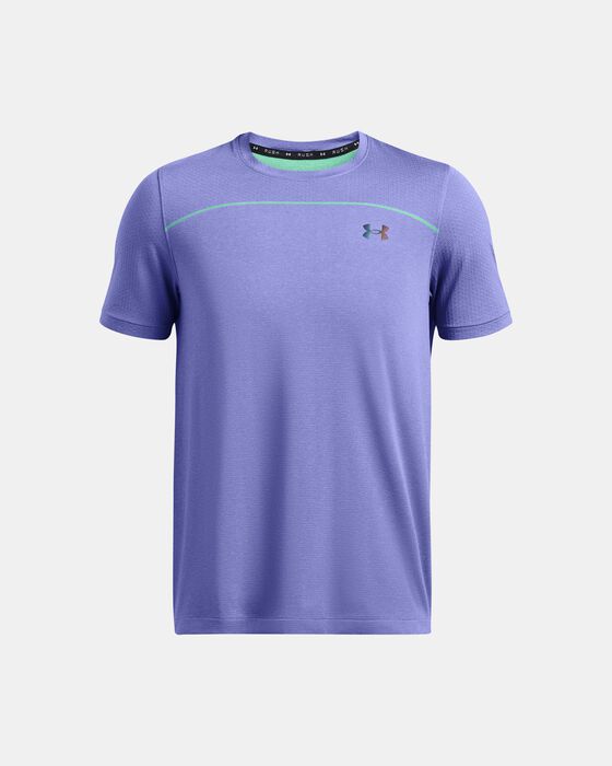 Men's UA Vanish Elite Seamless Wordmark Short Sleeve image number 0