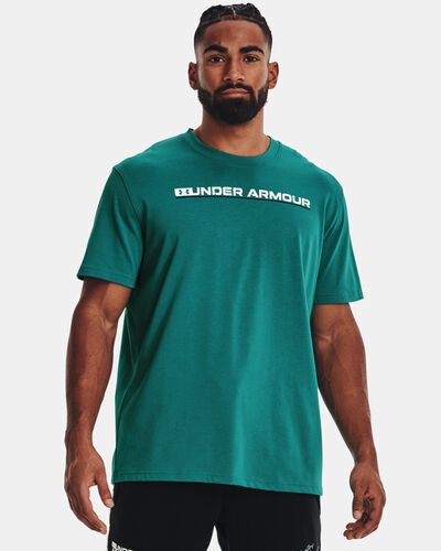 Men's UA Outline Logo Grid Short Sleeve
