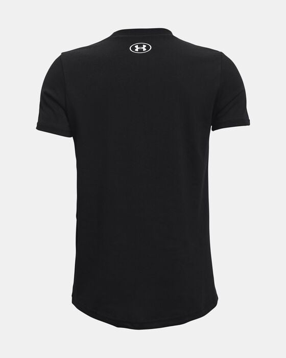 Boys' UA Sportstyle Logo Short Sleeve image number 1