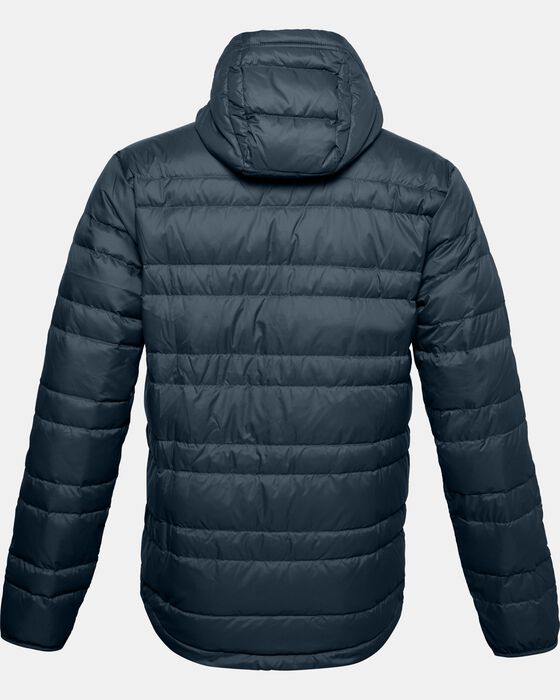 Buy Men's UA Armour Down Hooded Jacket Blue in Dubai, UAE Under Armour