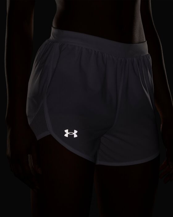 Women's UA Fly-By Elite 3'' Shorts image number 4