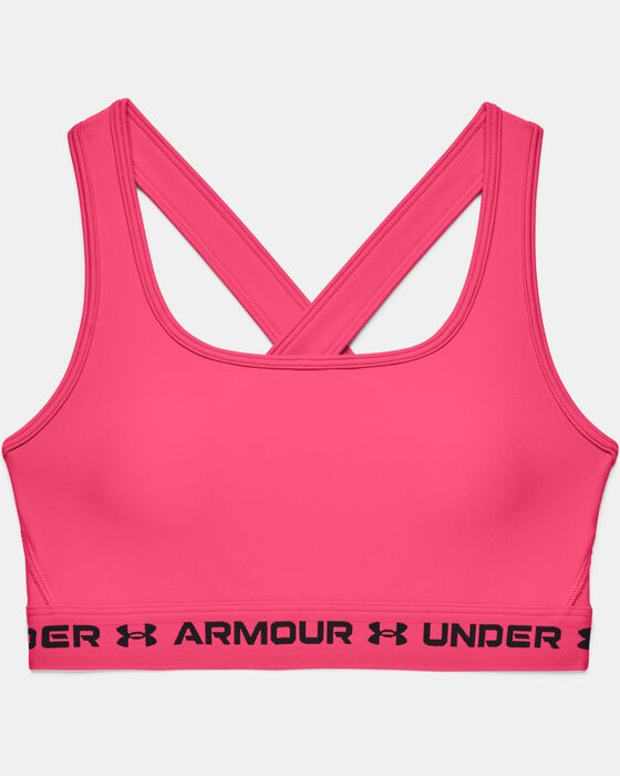 Women's Armour® Mid Crossback Sports Bra image number 8