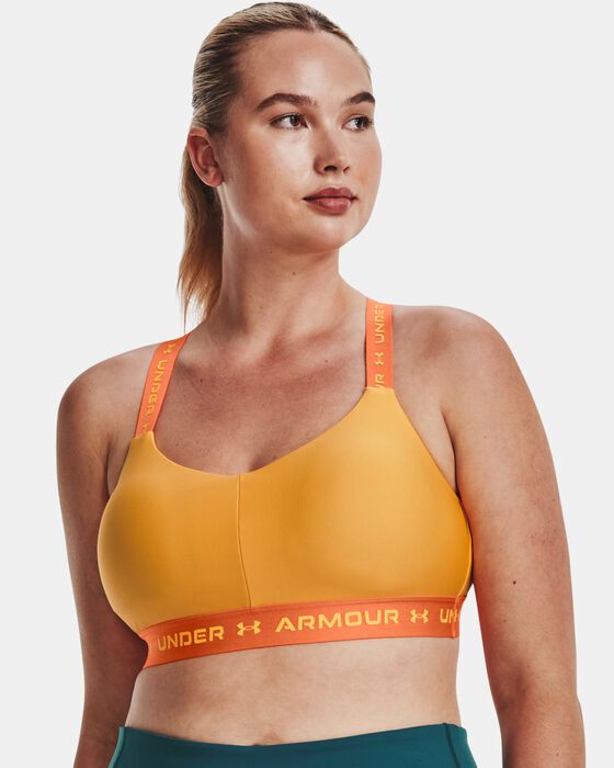 Women's UA Crossback Low Sports Bra image number 4