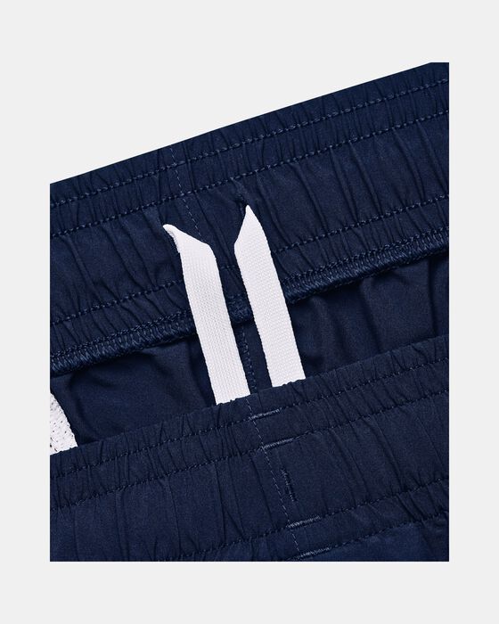 Men's UA Woven Graphic Wordmark Shorts image number 4