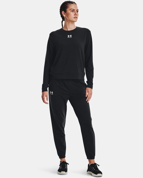 Women's UA Rival Terry Crew image number 2