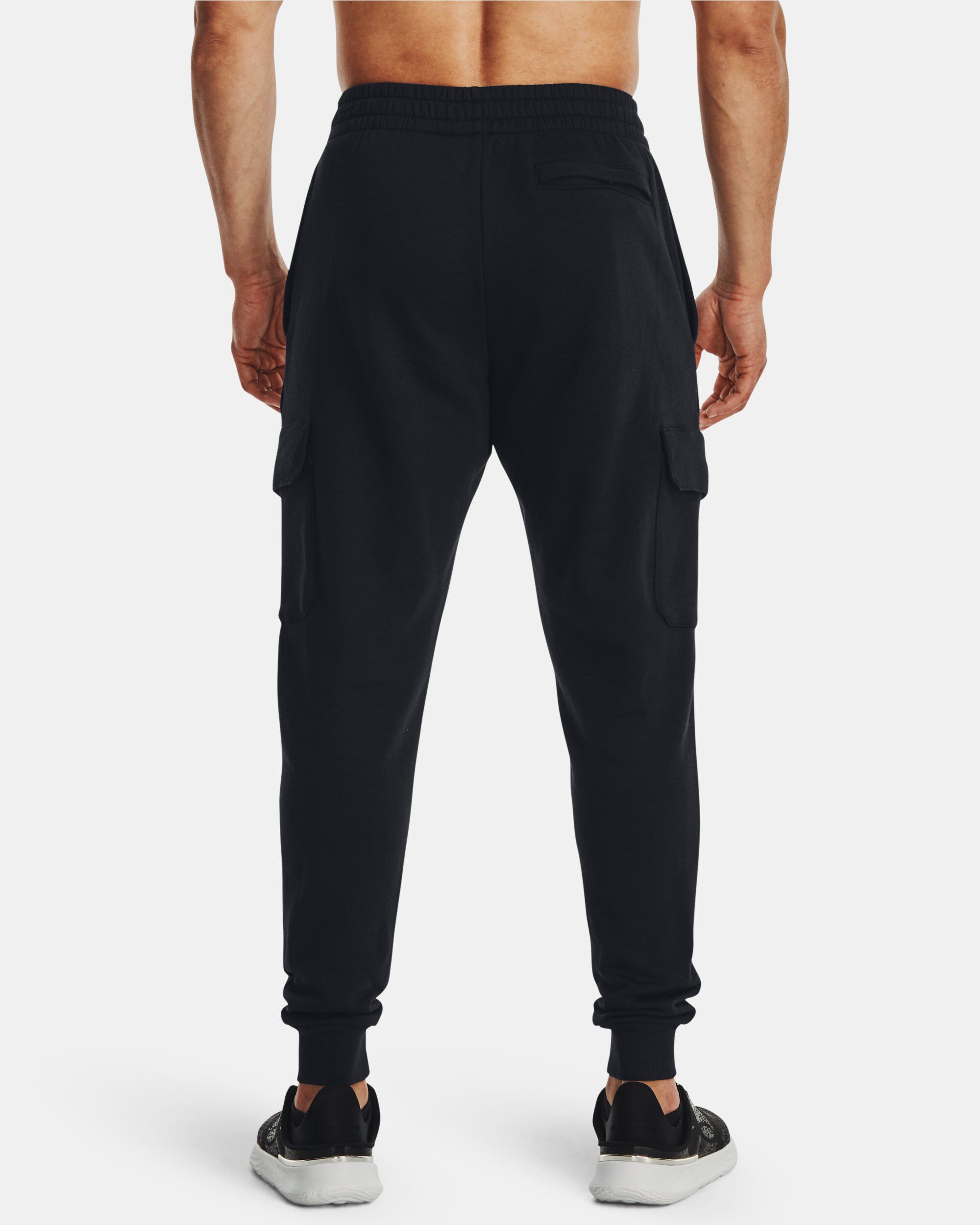 Black cargo joggers mens 2025