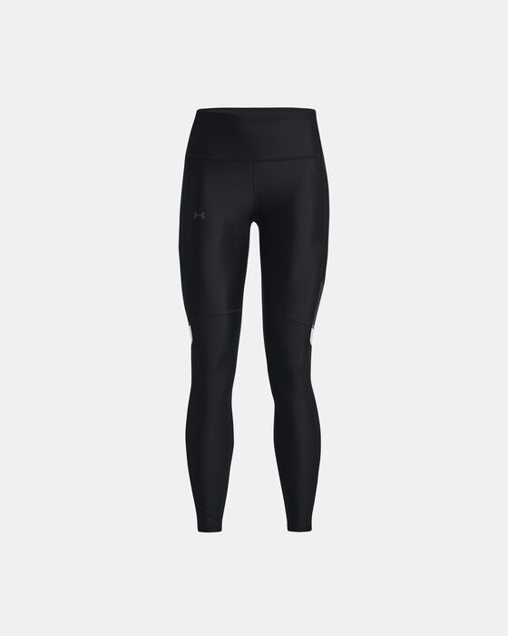 Women's HeatGear® No-Slip Waistband Mesh Panel Leggings image number 4