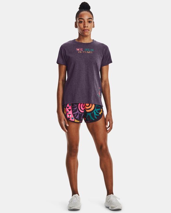 Women's UA Run in Peace Shorts image number 2