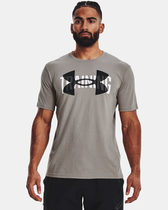 Men's UA Training Overlay Short Sleeve image number 0