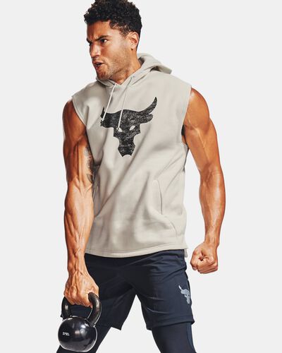 Men's Project Rock Charged Cotton® Sleeveless Hoodie