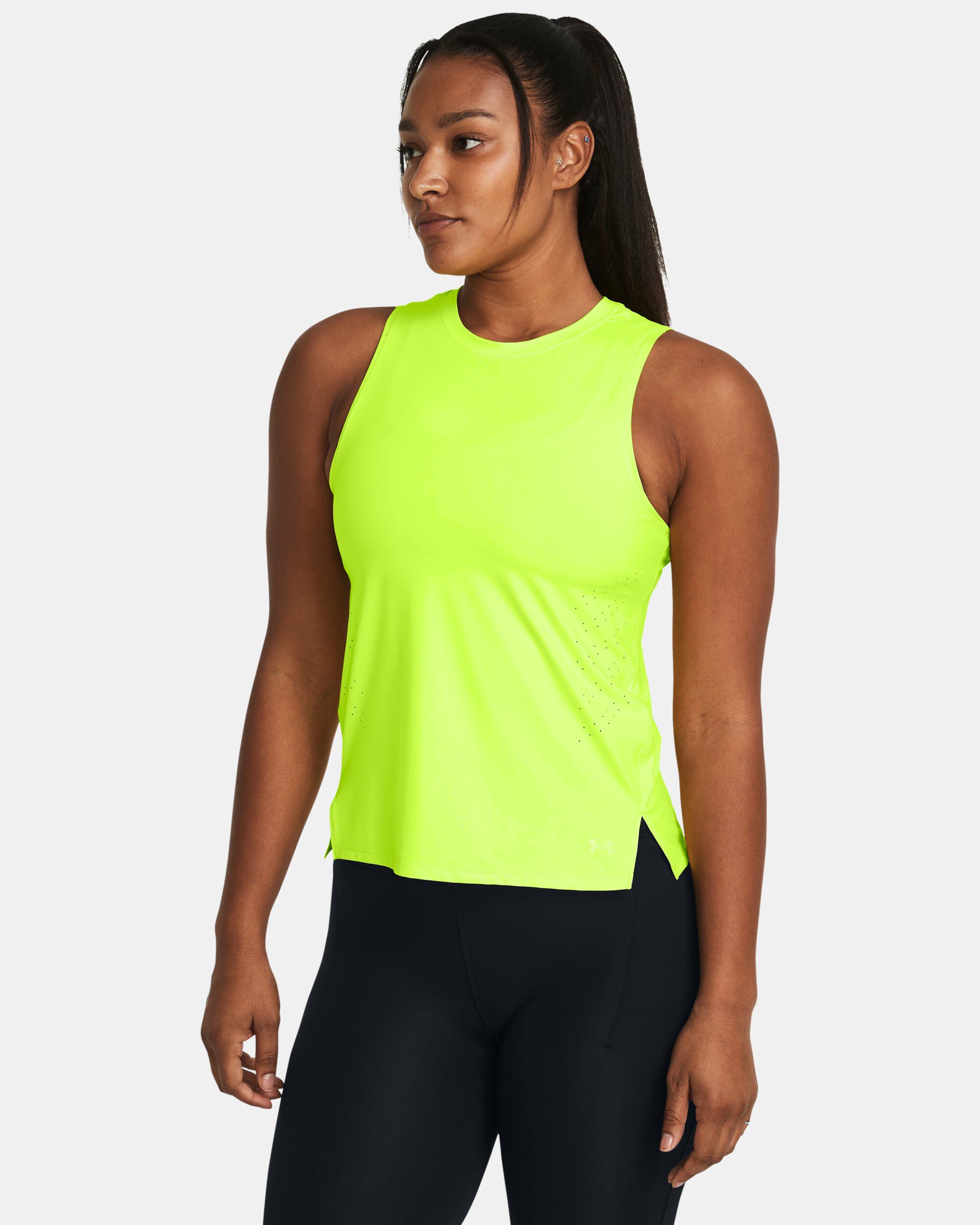Neon green nike tank top best sale