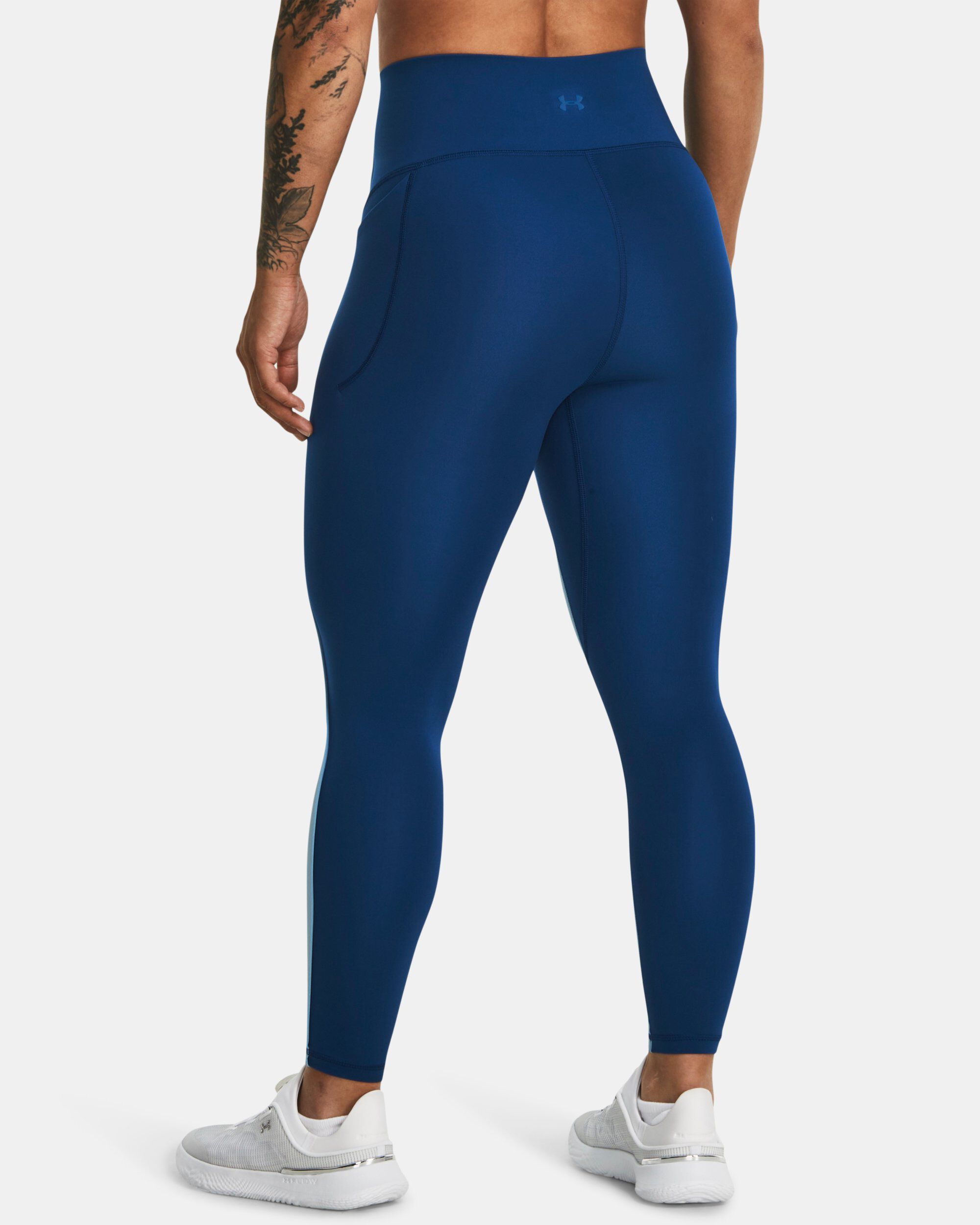Navy blue under armour leggings store