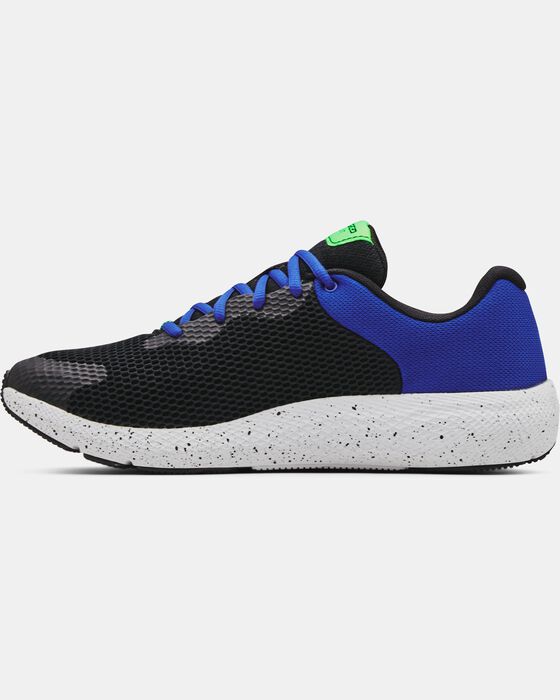 Men's UA Charged Pursuit 2 Big Logo Speckle Running Shoes image number 1