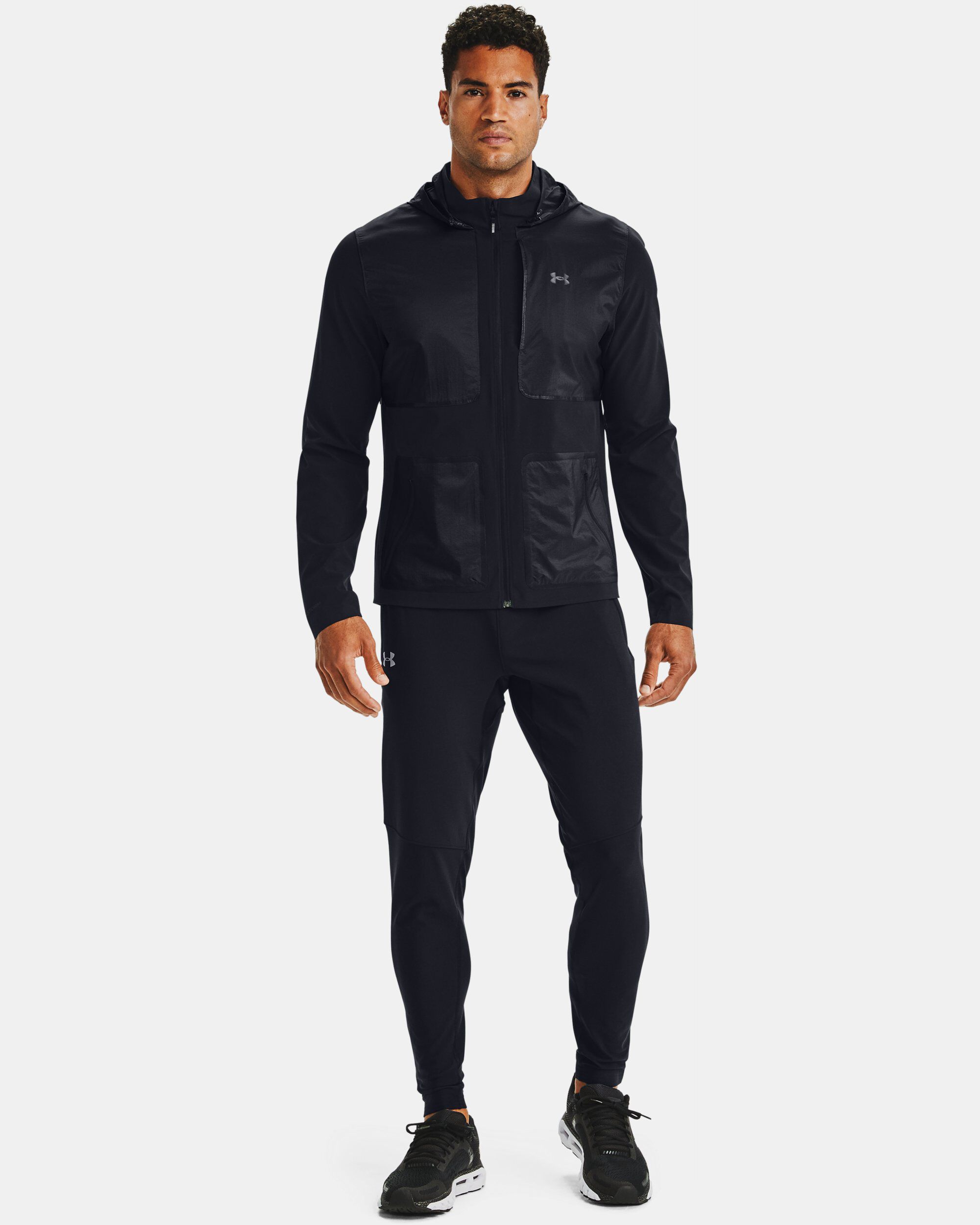 Under Armour Men s UA Qualifier Storm Speedpocket Jacket Black in