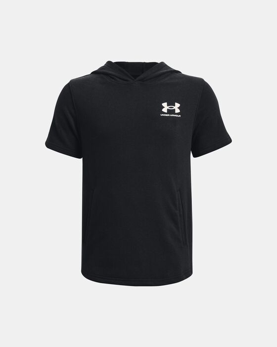 Boys' UA Rival Terry Short Sleeve Hoodie image number 0