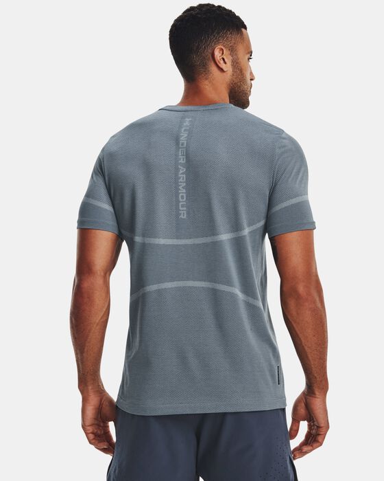 Men's UA RUSH™ Seamless Legacy Short Sleeve image number 5