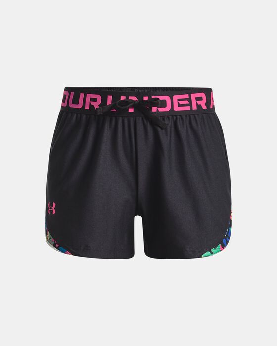 Girls' UA Play Up Tri-Color Shorts image number 0