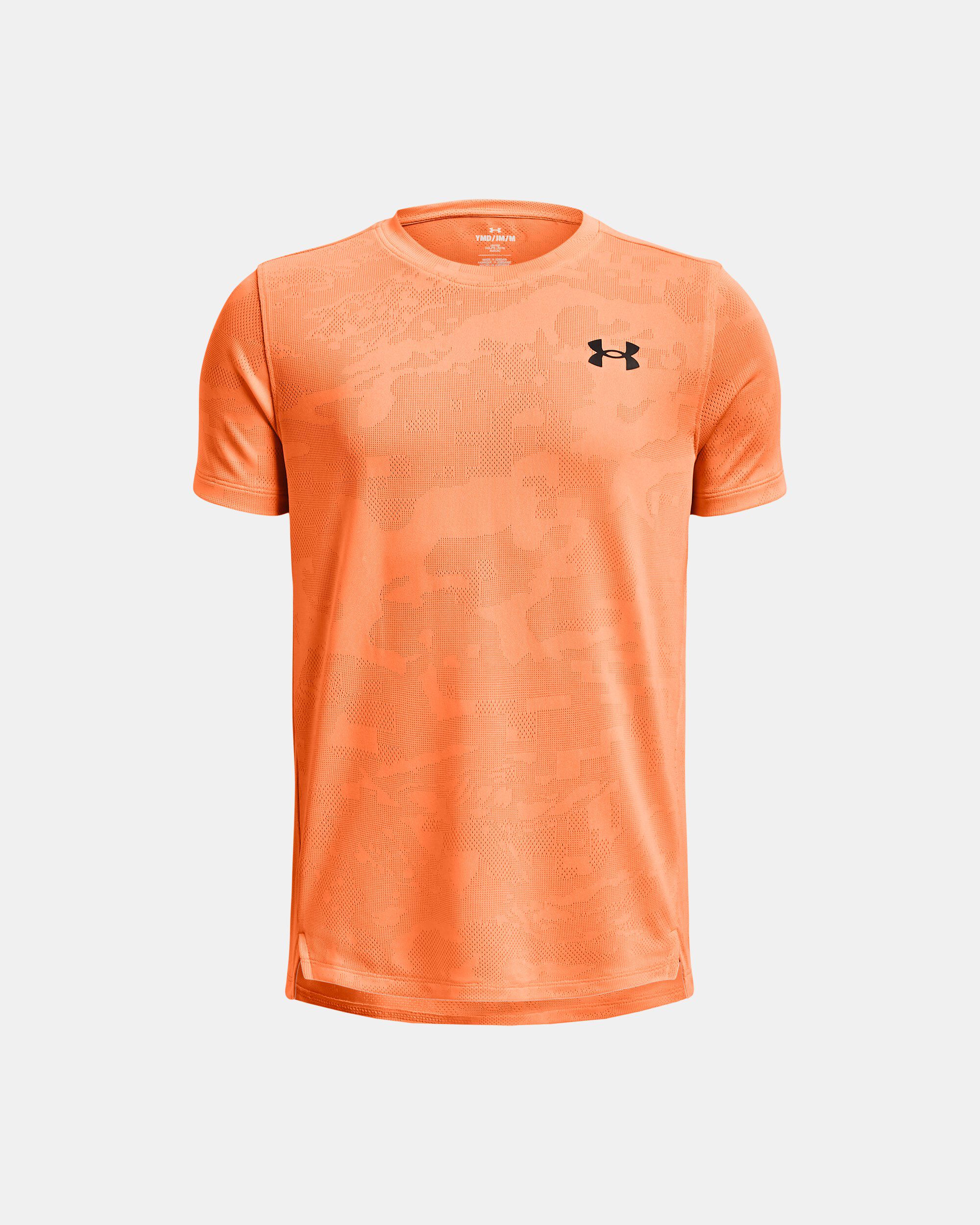 Boys UA Tech Vent Jacquard Short Sleeve