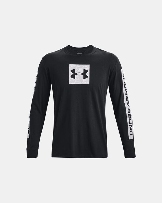 Men's UA Camo Boxed Sportstyle Long Sleeve image number 4